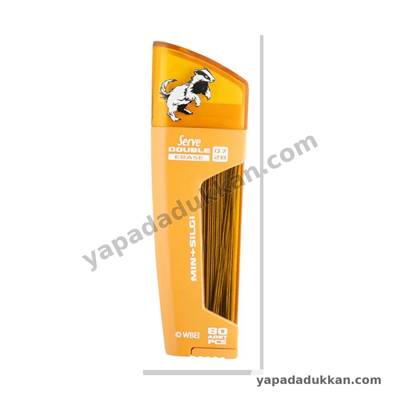 Serve Double Erase Harry Potter 0.7 mm 2B Kalem Ucu + Silgi Seti – Hufflepuff
