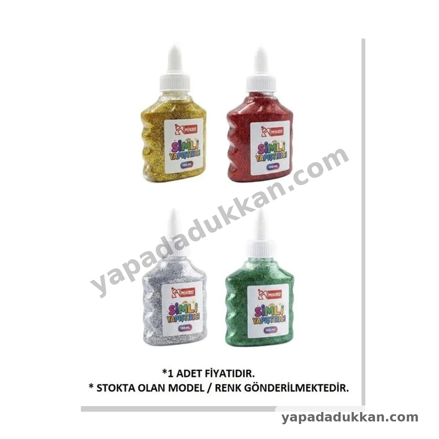 Mikro SY-8058 Intensive Simli Yapıştırıcı 100 ml