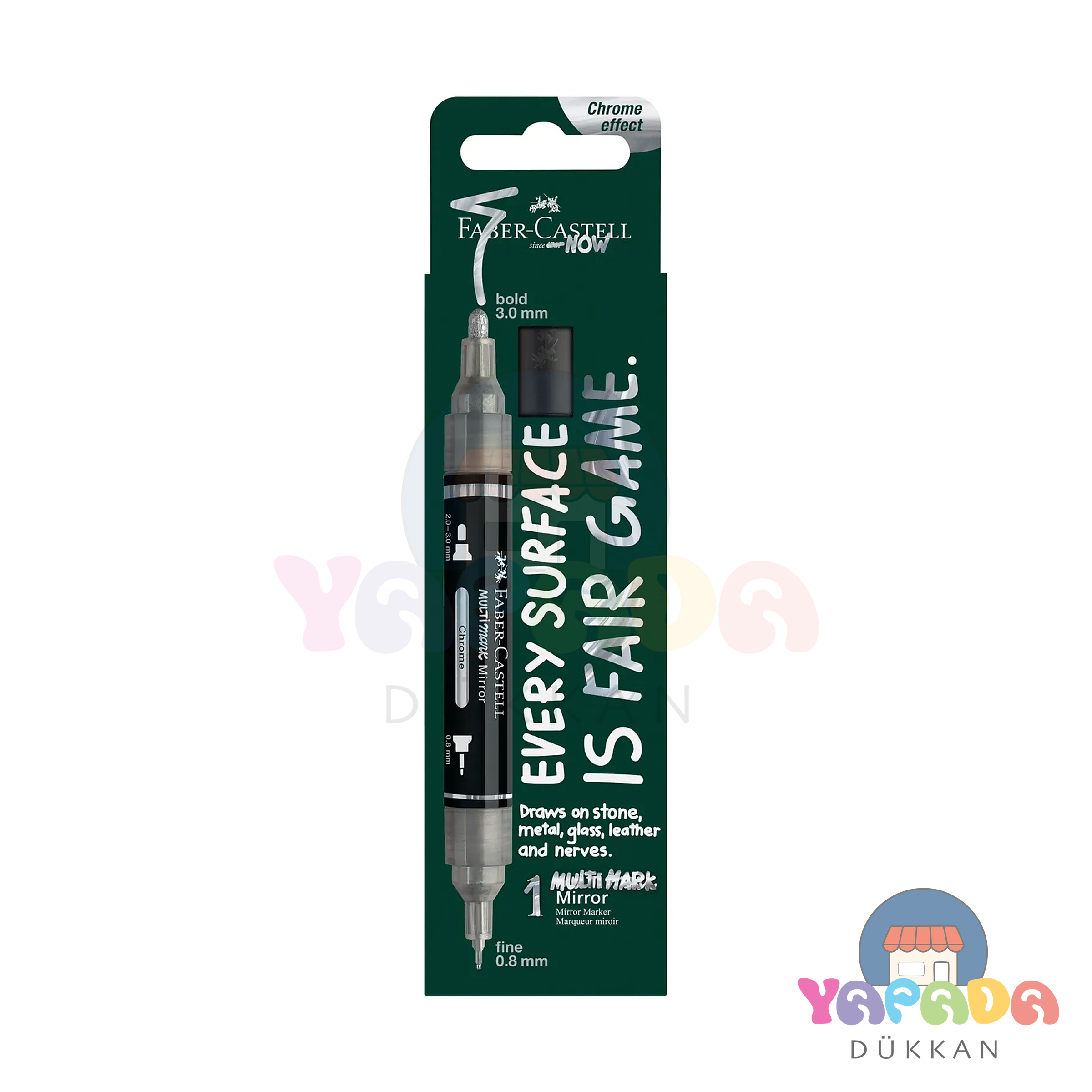 Faber - Castell Multimark Mirror Acrylic Dual Marker Pen ...