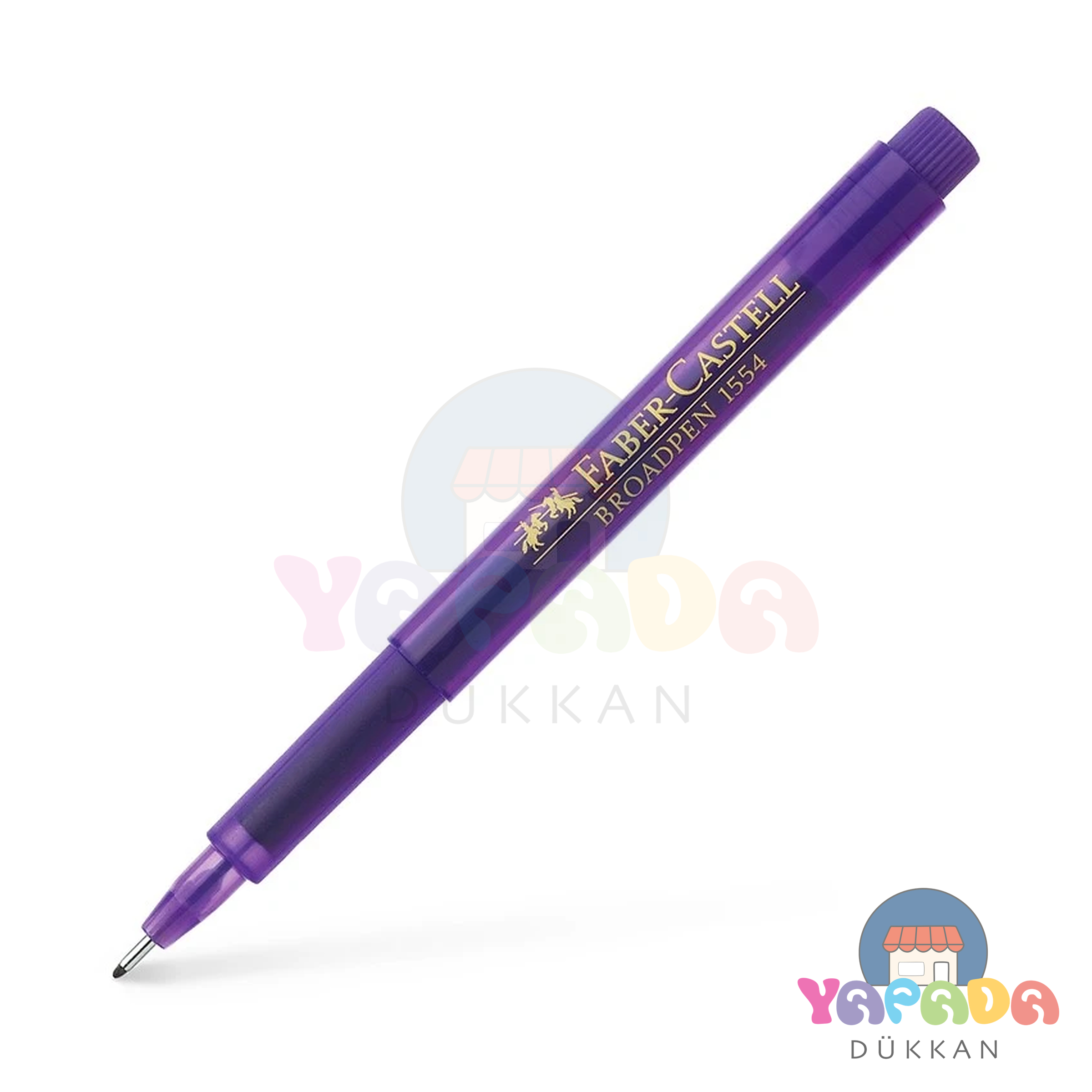 Faber Castell 1554 0.8 mm BROADPEN Mor