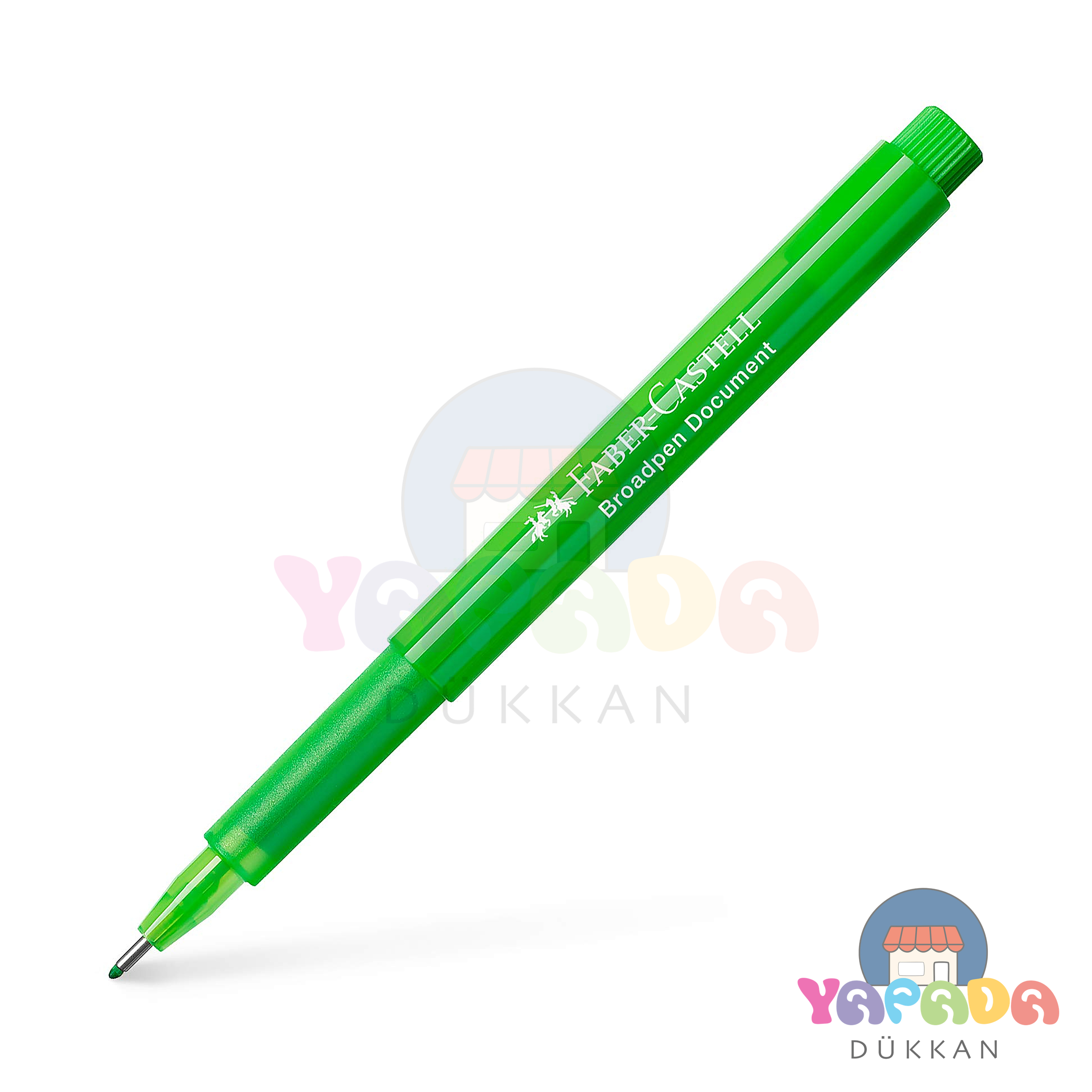 Faber Castell 1554 0.8 mm BROADPEN Açık Yeşil
