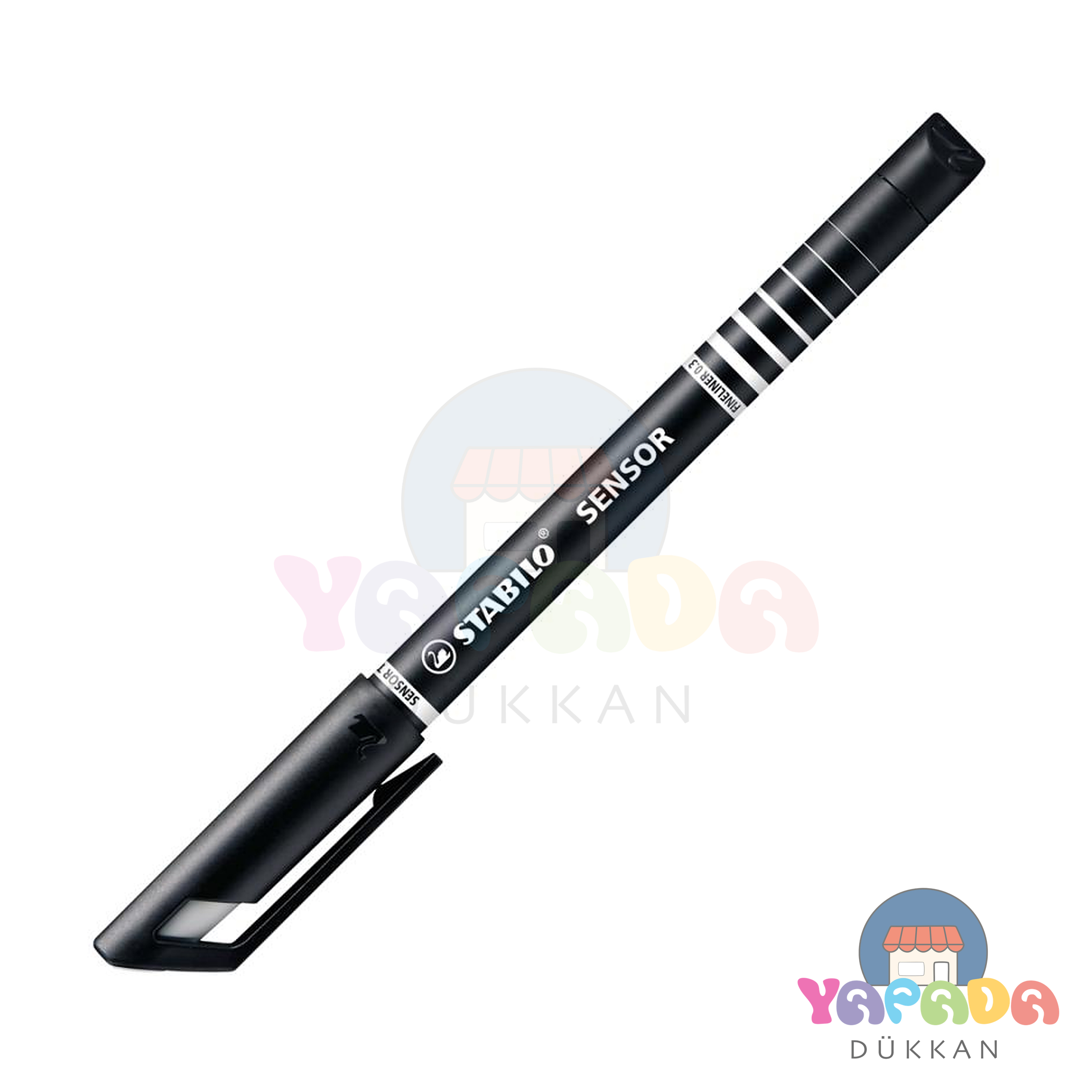 Stabilo Sensor Yaylı Uç Fineliner 0.3 mm Siyah 189/46