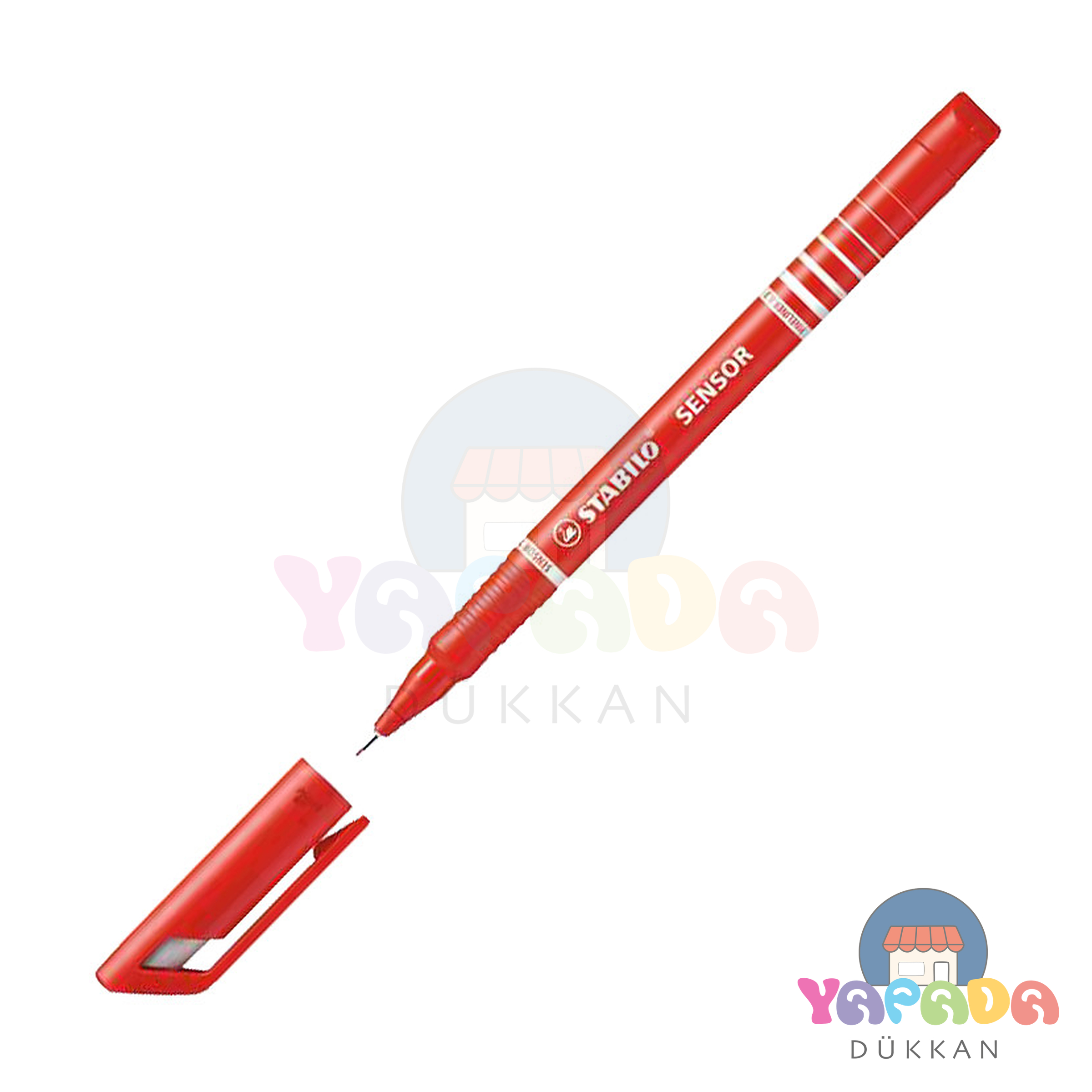 Stabilo Sensor Yaylı Uç Fineliner 0.3 mm Kırmızı 189/40