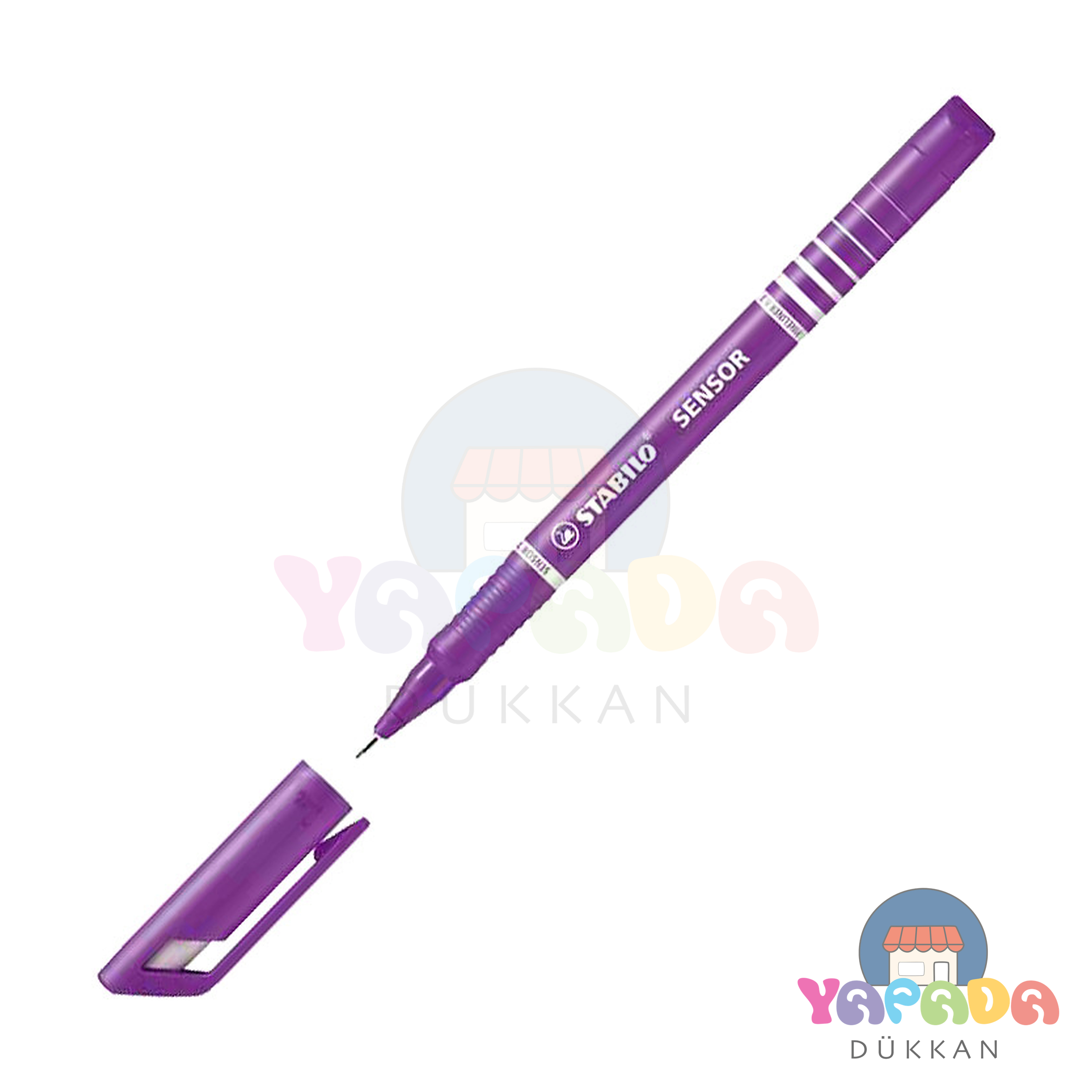Stabilo Sensor Yaylı Uç Fineliner 0.3 mm Mor 189/58