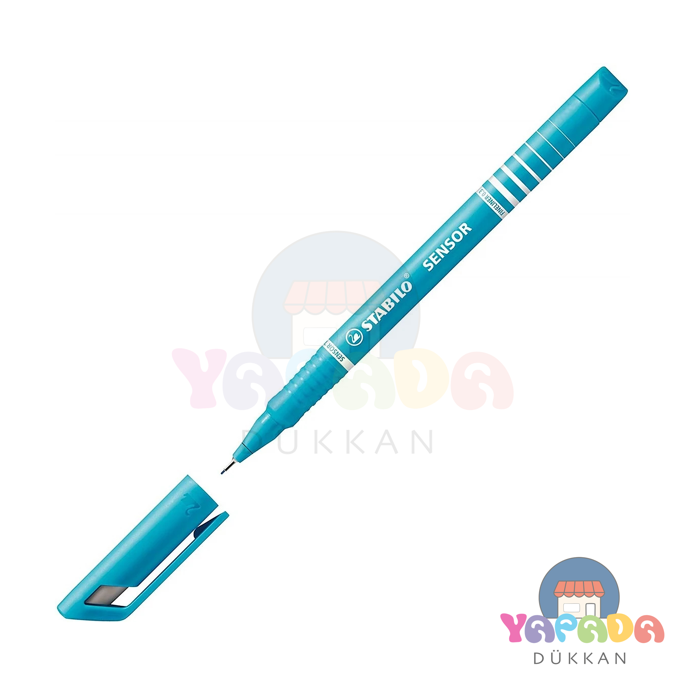 Stabilo Sensor Yaylı Uç Fineliner 0.3 mm Turkuaz 189/51