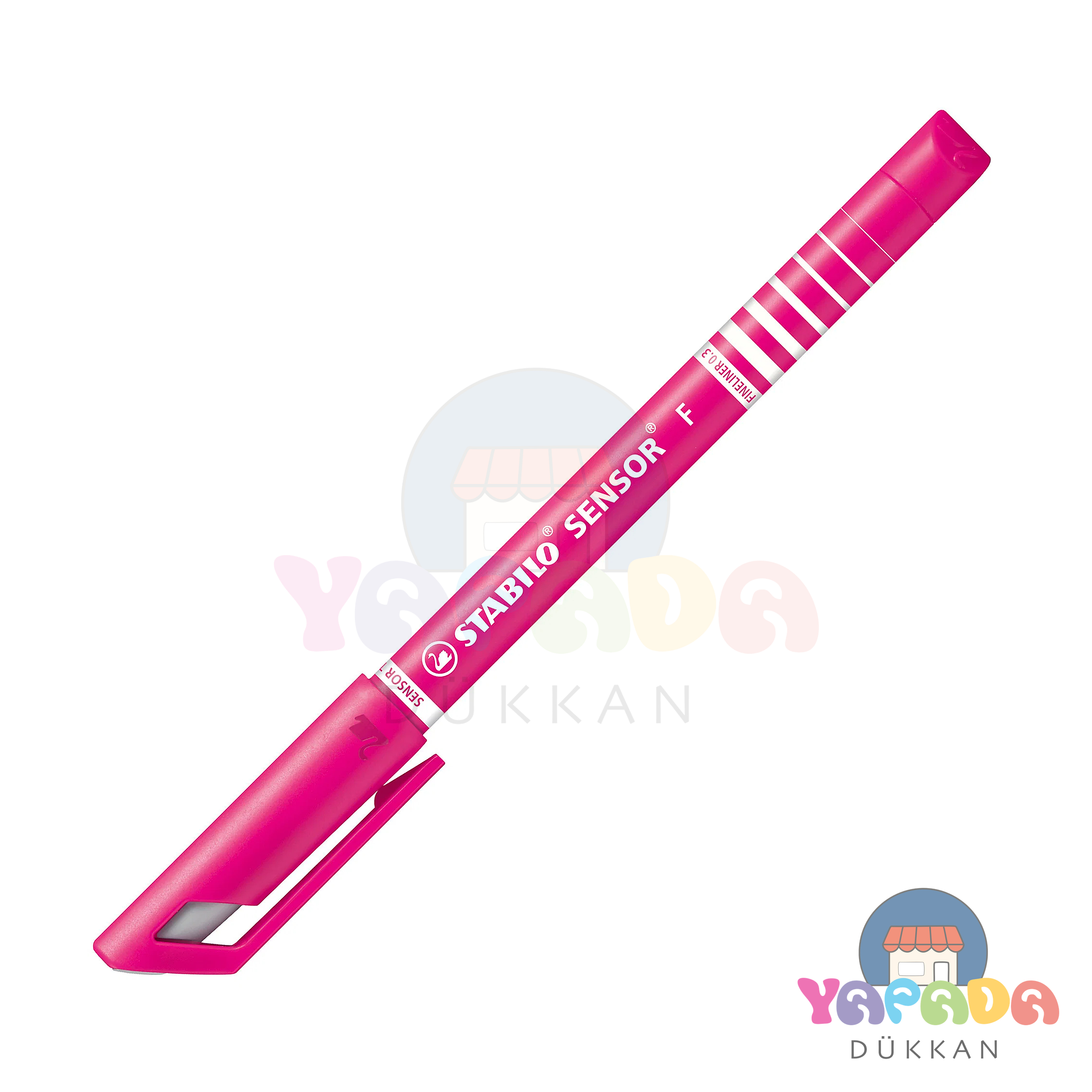 Stabilo Sensor Yaylı Uç Fineliner 0.3 mm Pembe 189/56