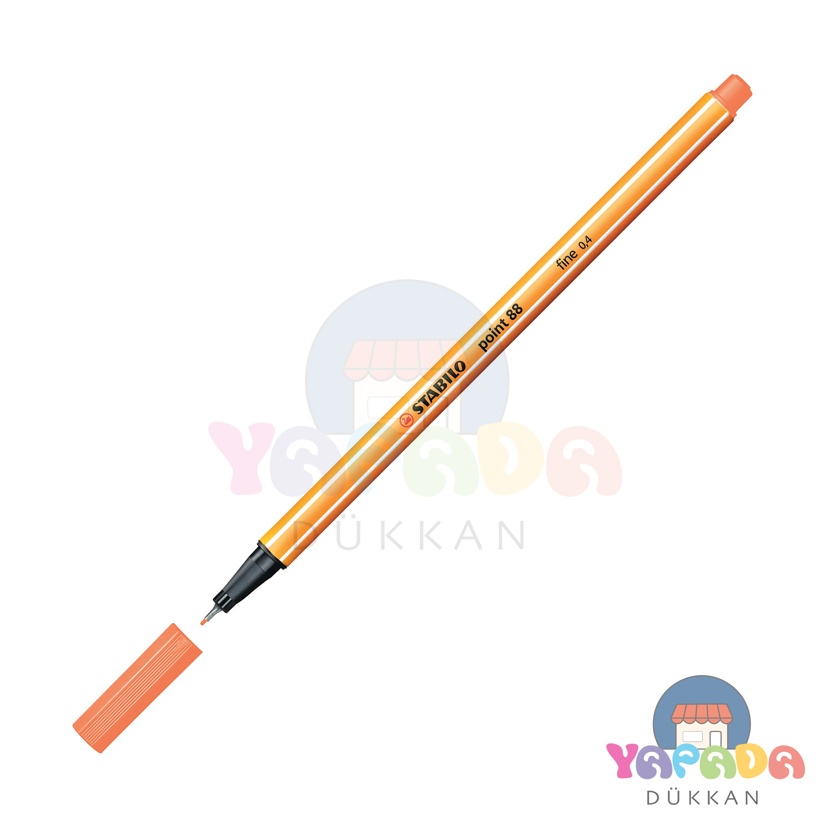 Artline 200 Fineliner Kalem 0.4 mm Turuncu