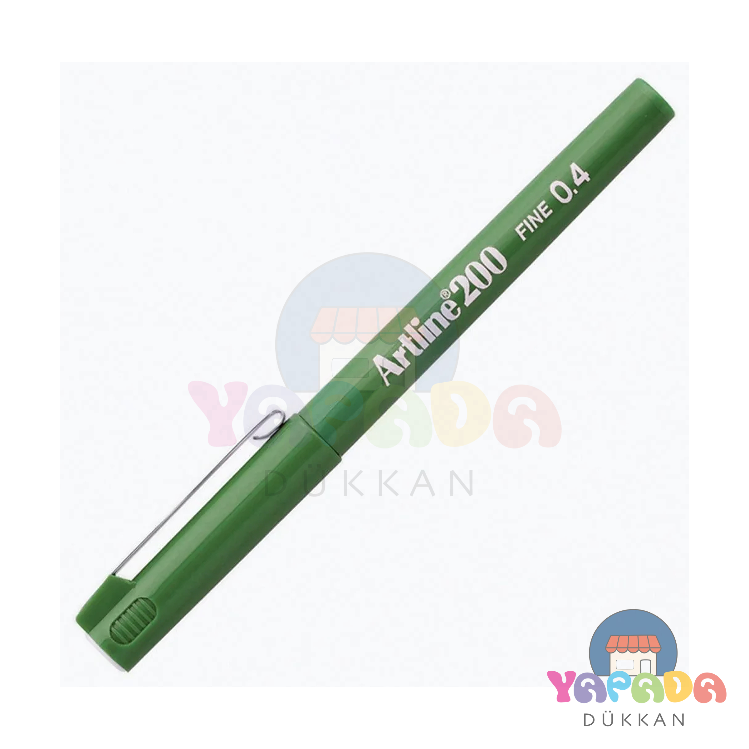 Artline 200 Fineliner Kalem 0.4 mm Yeşil