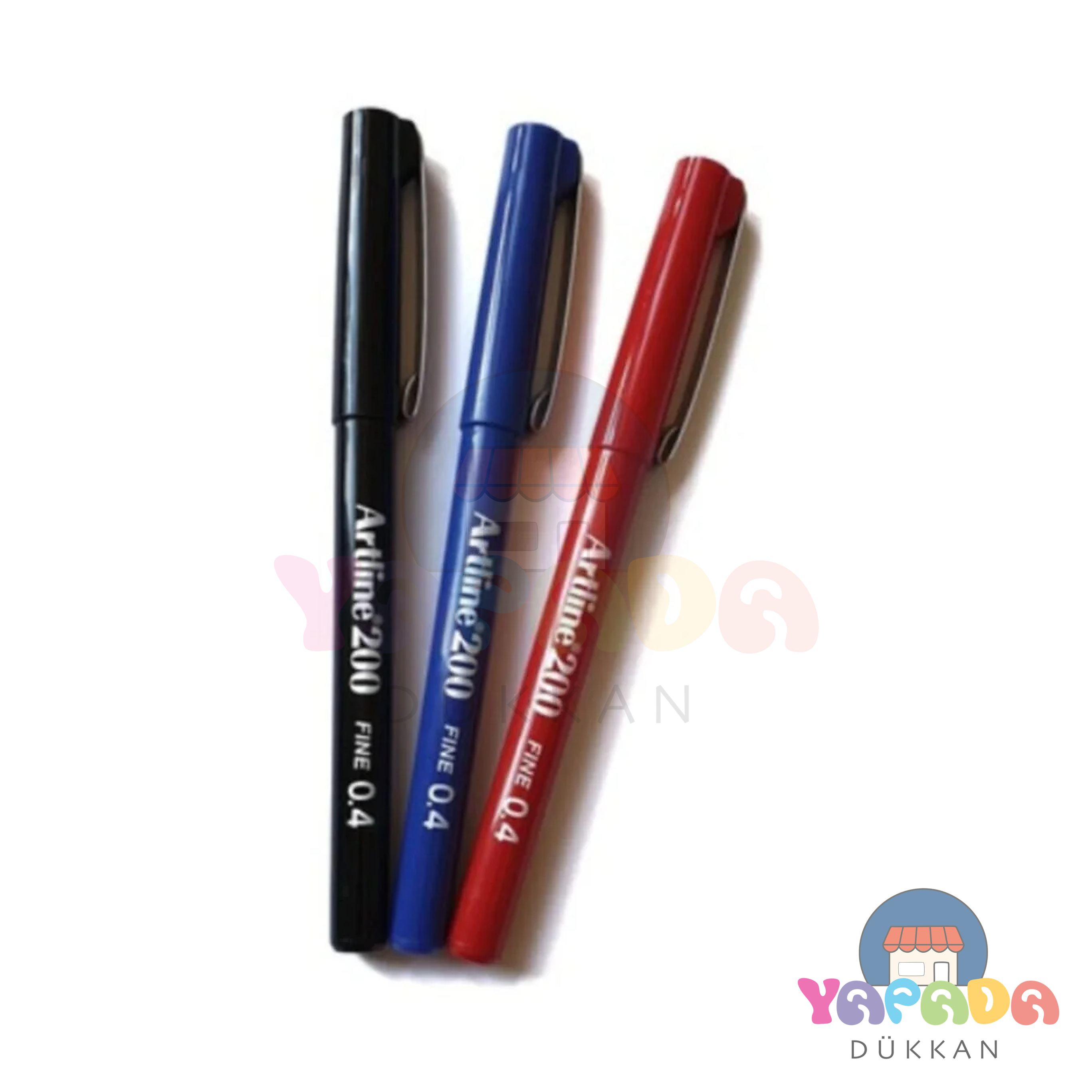 Artline 200 Fineliner Kalem 0.4 mm Kırmızı