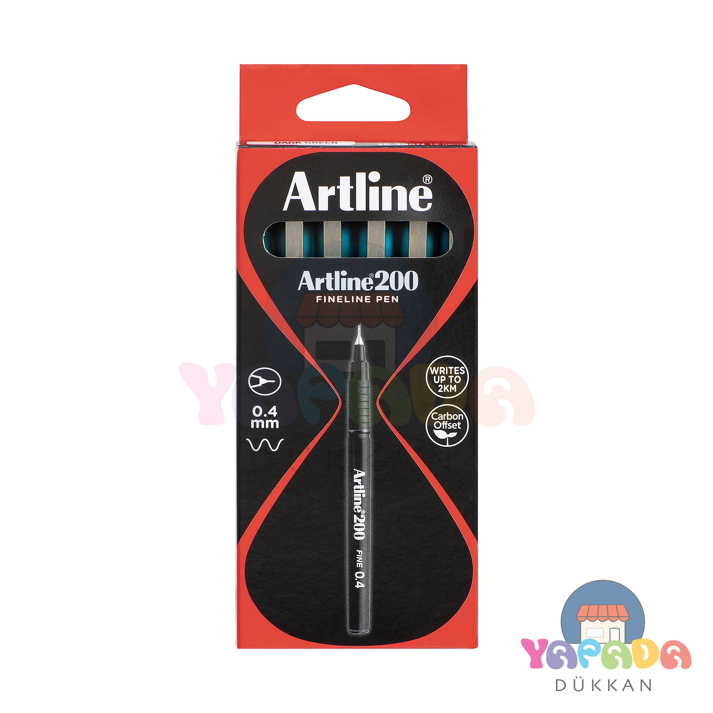 Artline 200 Fineliner Kalem 0.4 mm Turkuaz