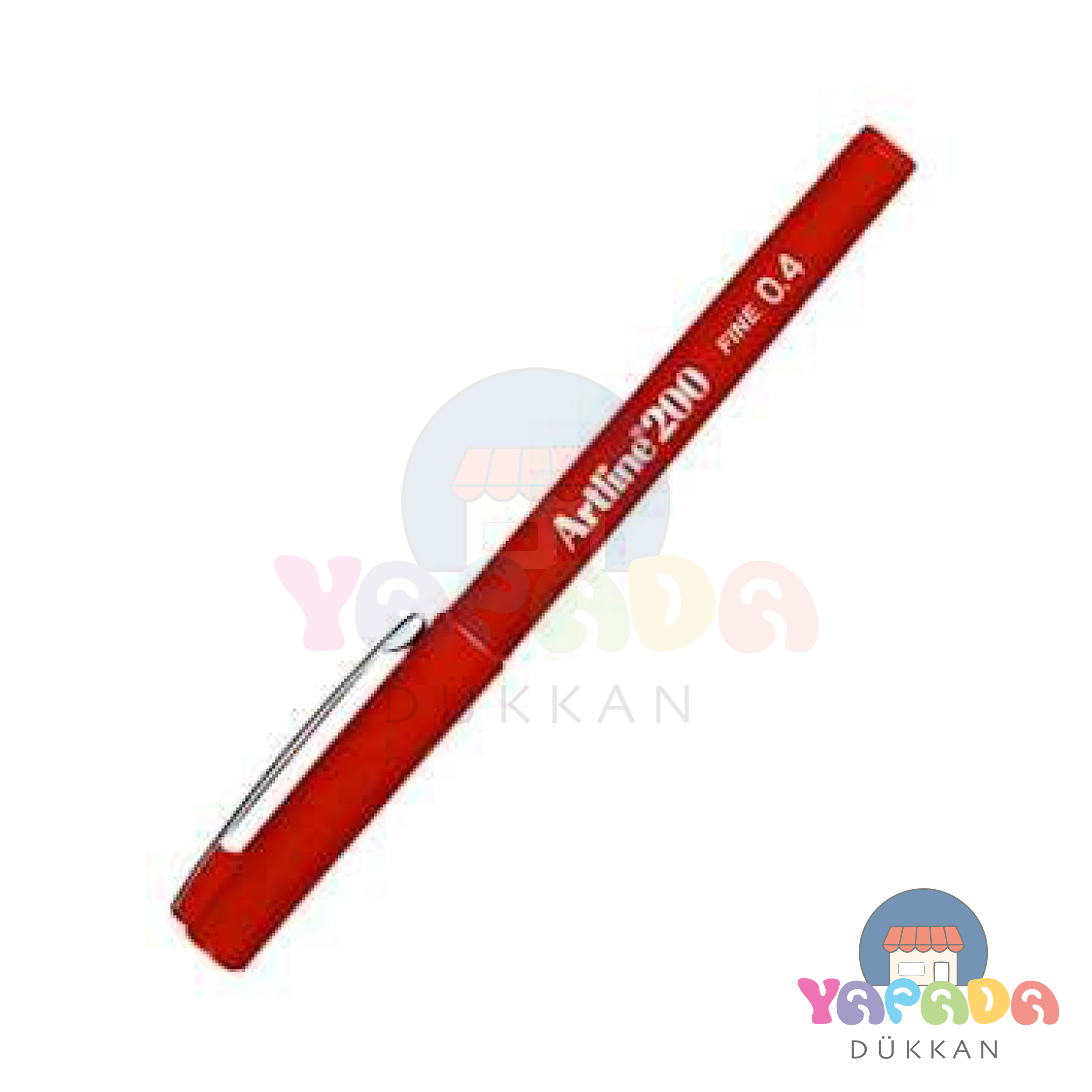 Artline 200 Fineliner Kalem 0.4 mm Koyu Kırmızı
