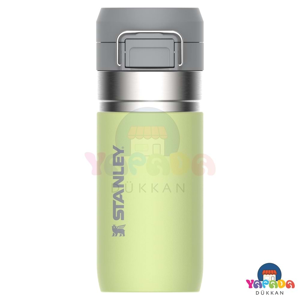 Stanley Go Quick Flip 10-09148-071 470 ml 18/8 Çelik Düğmeli Sızdırmaz Açık Yeşil (Citron) Termos Matara