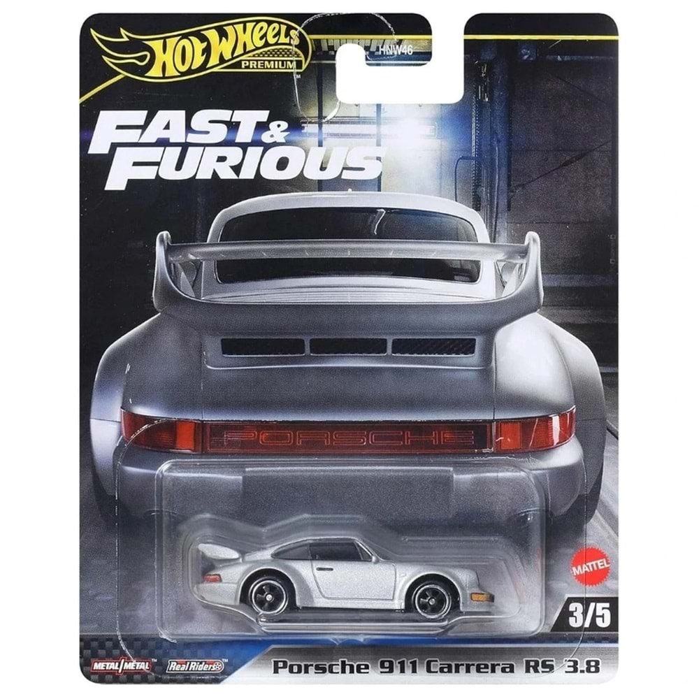 Mattel Hot Wheels Fast-Furious Premium Porsche 911 Carrera RS 3.8