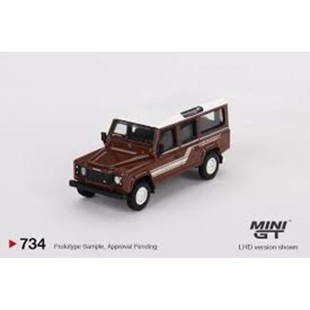 Mini Gt 1/64 LAND ROVER DEFENDER 110 1985 COUNTY STATION