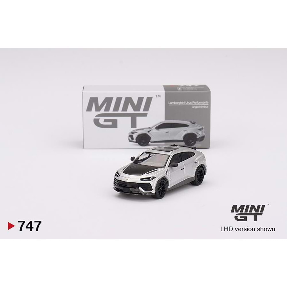 Mini GT 1/64 LAMBORGINI URUS PERFORMANTE GRIGIO NIMBUS