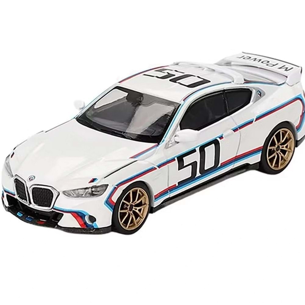 Mini GT1/64 BMW 3 CSL WHITE