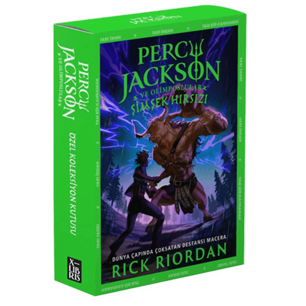 Percy Jackson ve Olimposlular Şimşek Hırsızı (Özel Koleksiyon Kutusu) Ciltli - Rick Riordan - XLIBRIS