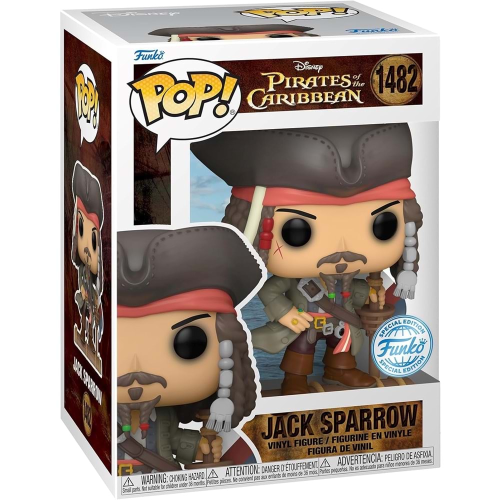 Funko Pop - Movies Pirates Of The Caribbean - Jack Sparrow Standing On Mast (Exclusive)