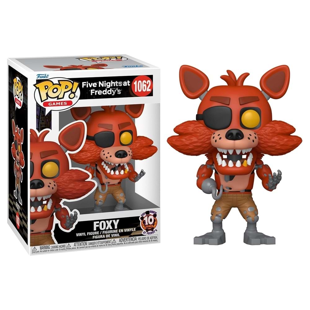 Funko POP Games: Five Nights at Freddy's- Foxy (10th Anniversay)