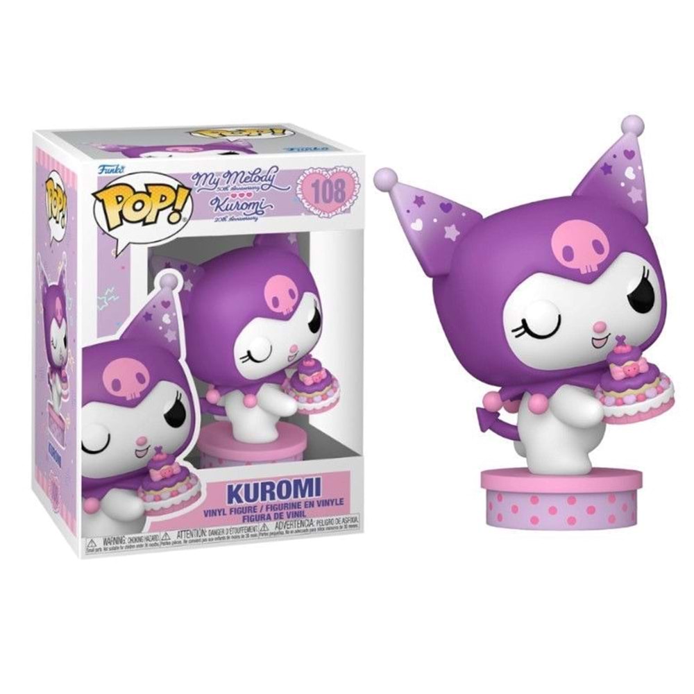 Funko POP Sanrio: Kuromi with Cake (20th Anniversary) Special Edition