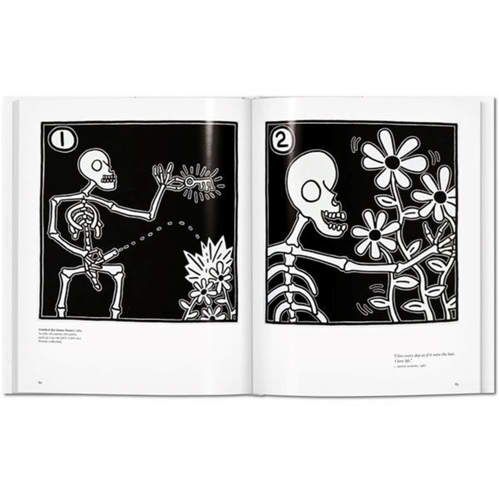 Keith Haring (Sokak Sanatının Renkli İkonu) - Alexandra Kolossa - Taschen Book