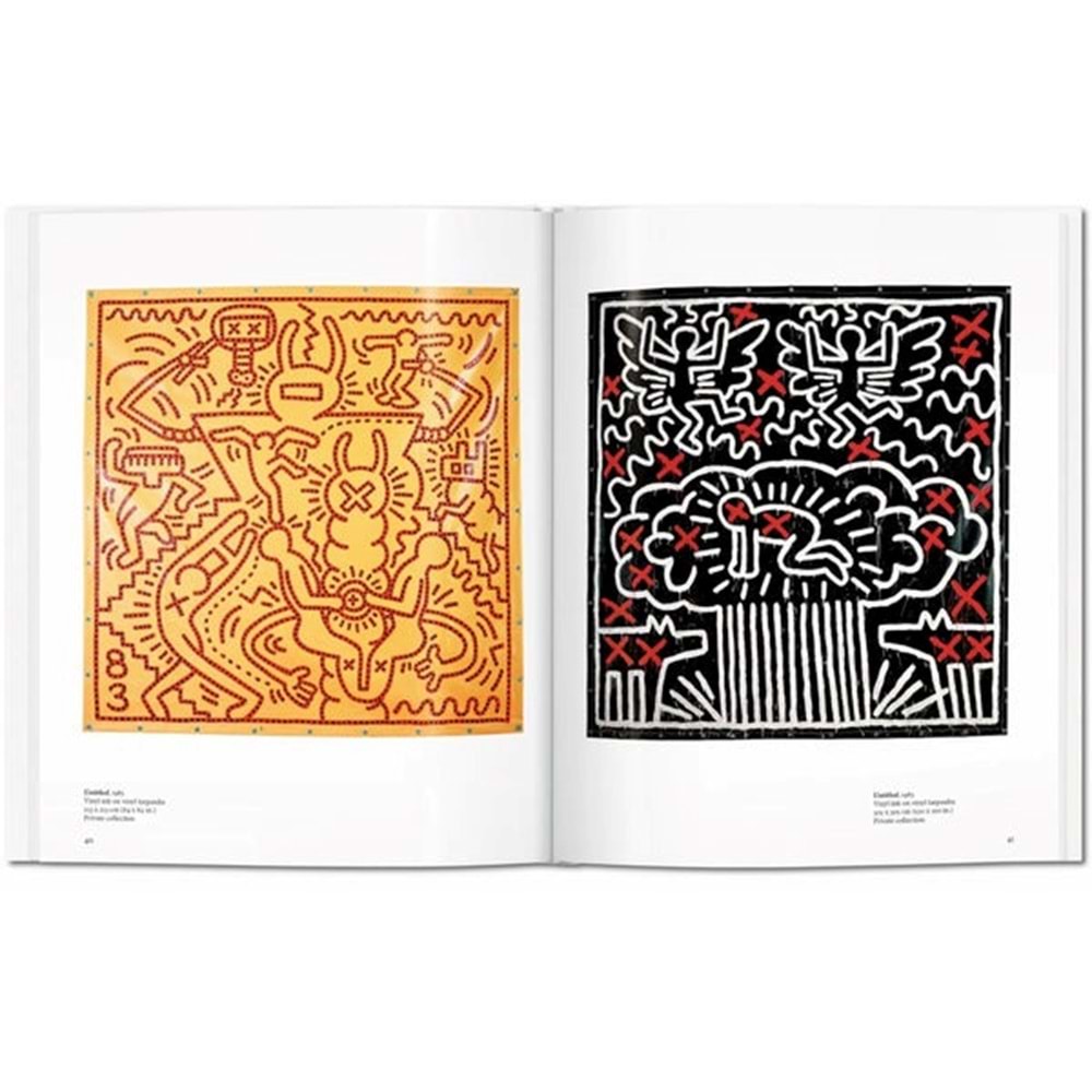 Keith Haring (Sokak Sanatının Renkli İkonu) - Alexandra Kolossa - Taschen Book