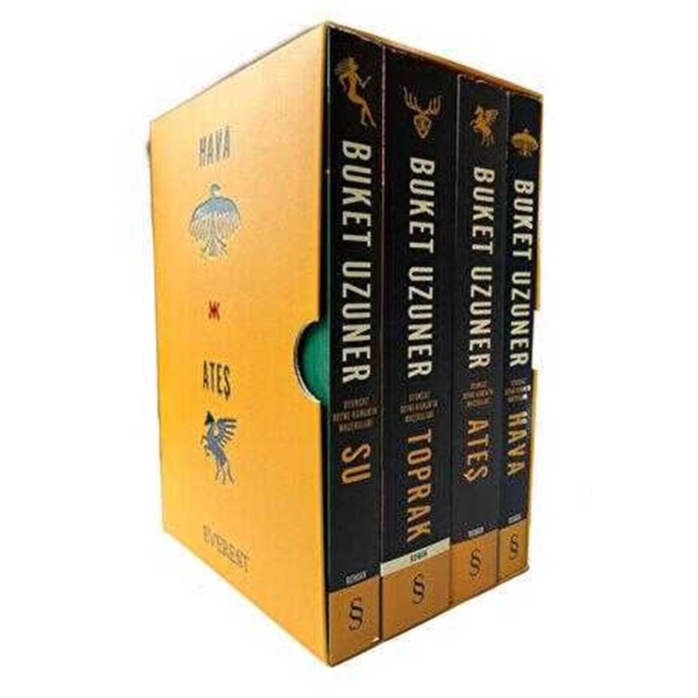Uyumsuz Defne Kaman'ın Maceraları Seti (4 Kitap Takım) - Buket Uzuner - Everest Yayınları