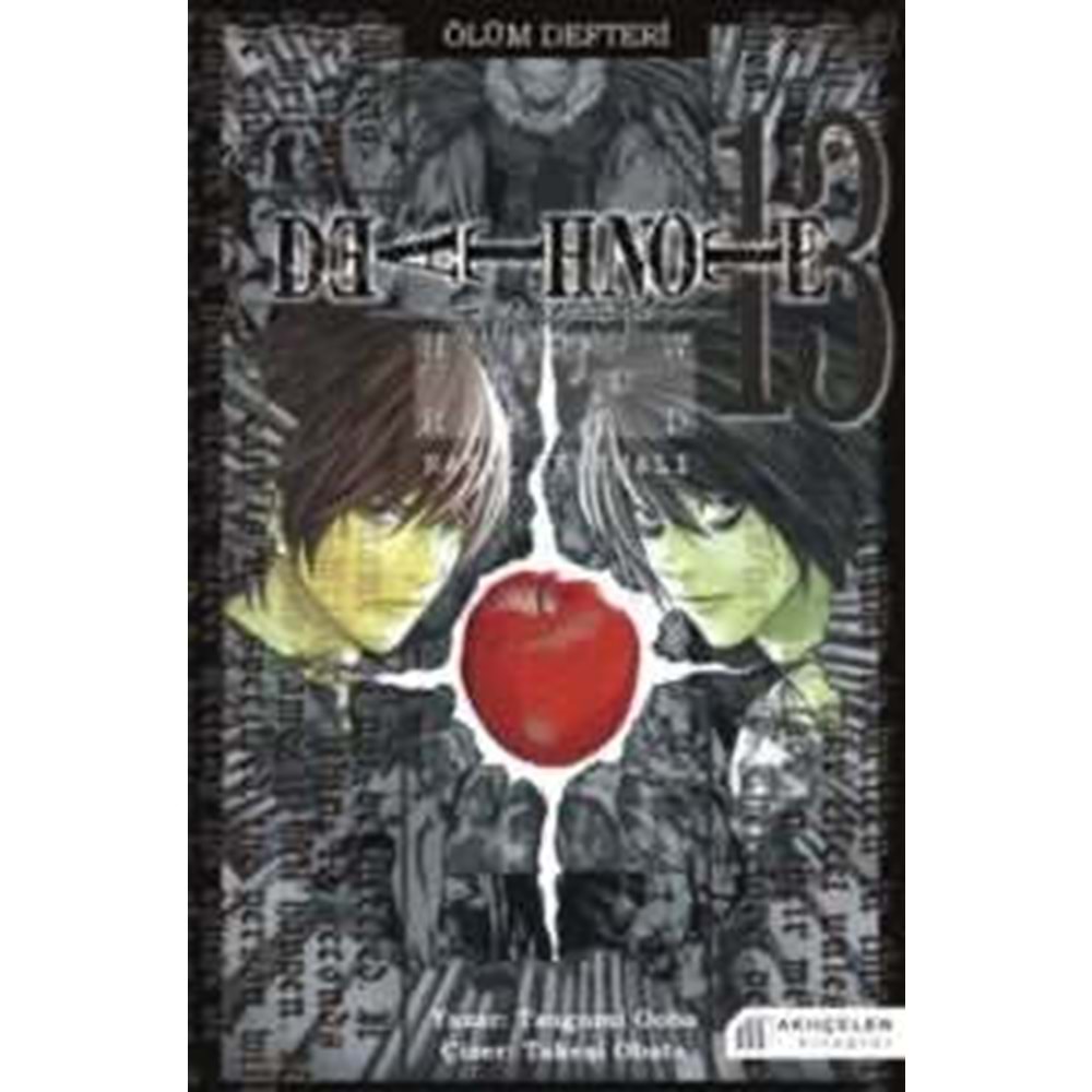 Death Note Ölüm Defteri 13 - Tsugumi Ooba - Akılçelen Kitaplar