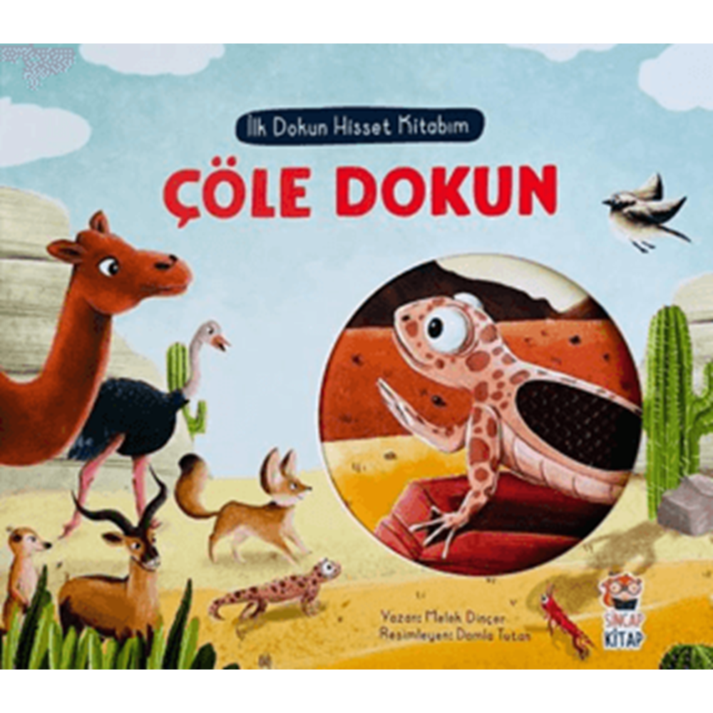İlk Dokun Hisset Kitabım: Çöle Dokun CİLTLİ - Melek Dinçer - Sincap Kitap