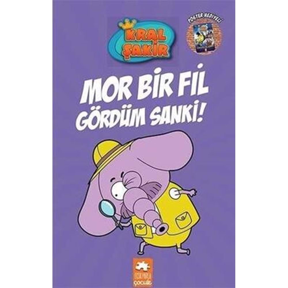 Kral Şakir 7 Mor Bir Fil Gördüm Sanki (Ciltli) - Varol Yaşaroğlu - Eksik Parça