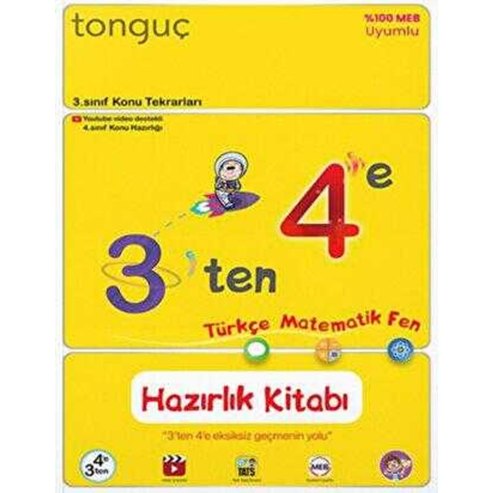 3'ten 4'e Hazırlık Kitabı - Kolektif - Tonguç Akademi