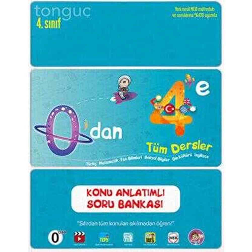 Tonguç Akademi 0`dan 4`e Konu Anlatımlı Soru Bankası - Tonguç Akademi