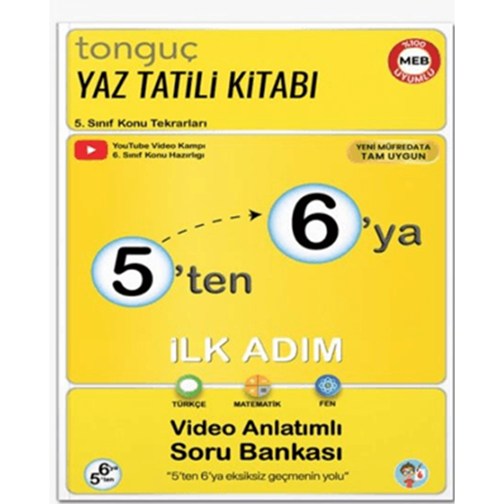5'ten 6'ya Hazırlık Kitabı - Kolektif - Tonguç Akademi