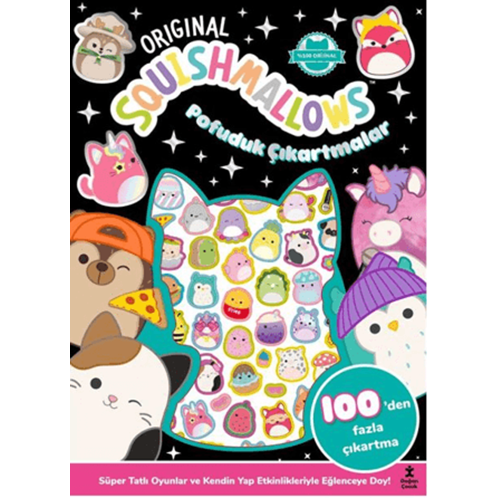 Squishmallows Pofuduk Çıkartmalar - Kolektif - Doğan Çocuk