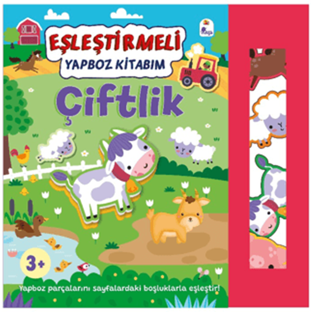 Eşleştirmeli Yap-Boz Kitabım: Çiftlik CİLTLİ - Kolektif - İndigo Çocuk