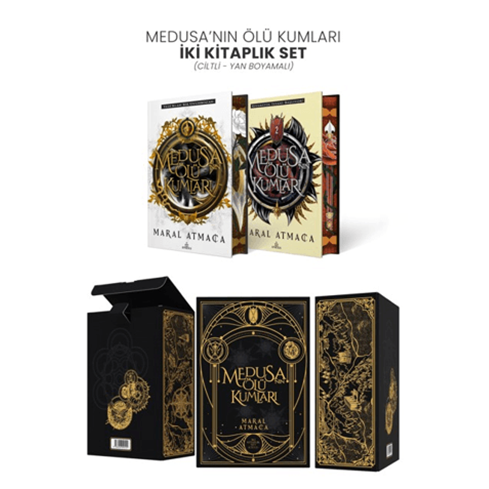 Medusa'nın Ölü Kumları Özel Baskı Seti 2 Kitap Takım Kutulu - Maral Atmaca - Ephesus Yayınları