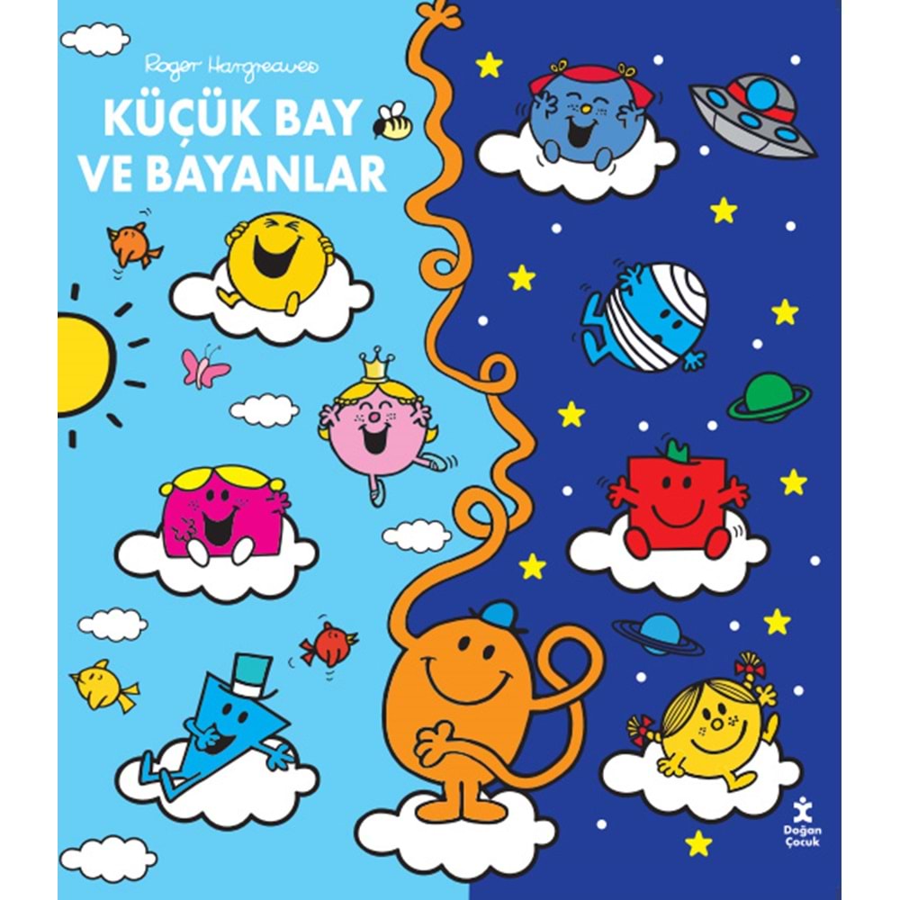 Küçük Bay ve Bayanlar Gündüzden Geceye 10 Öykü (Ciltli) - Roger Hargreaves - Doğan Çocuk