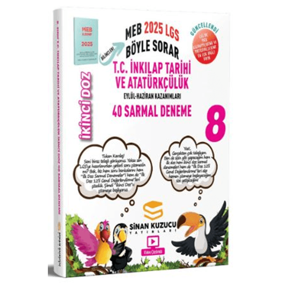 8. Sınıf İkinci Doz Sarmal Branş Denemeleri T.C. İnkılap Tarihi ve Atatürkçülük