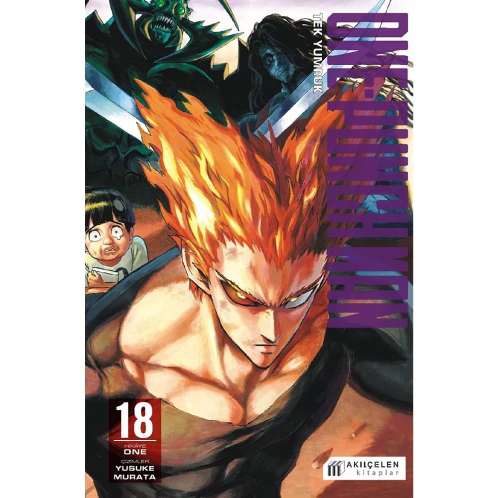 One-Punch Man Cilt 18 Tek Yumruk - Yusuke Murata -Akıl Çelen Kitaplar