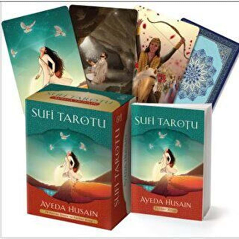 Sufi Tarotu 78 Kartlık Deste ve Rehber Kitap - Ayeda Husain - Butik