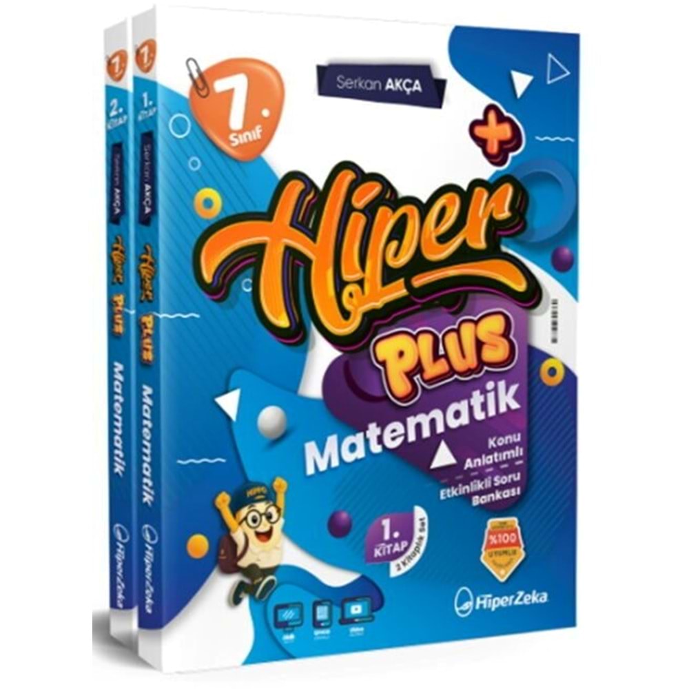 Hiper Zeka Hiper Plus 7. Sınıf Matematik Konu Anlatımlı Etkinlikli Soru Bankası – Serkan Akça