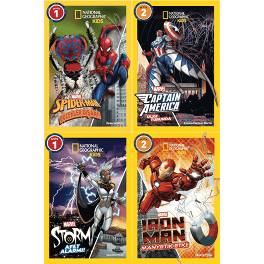 National Geographic Kids - Marvel Kahramanları ile Keşif Yolculuğu SerisiKolektifBeta Kids