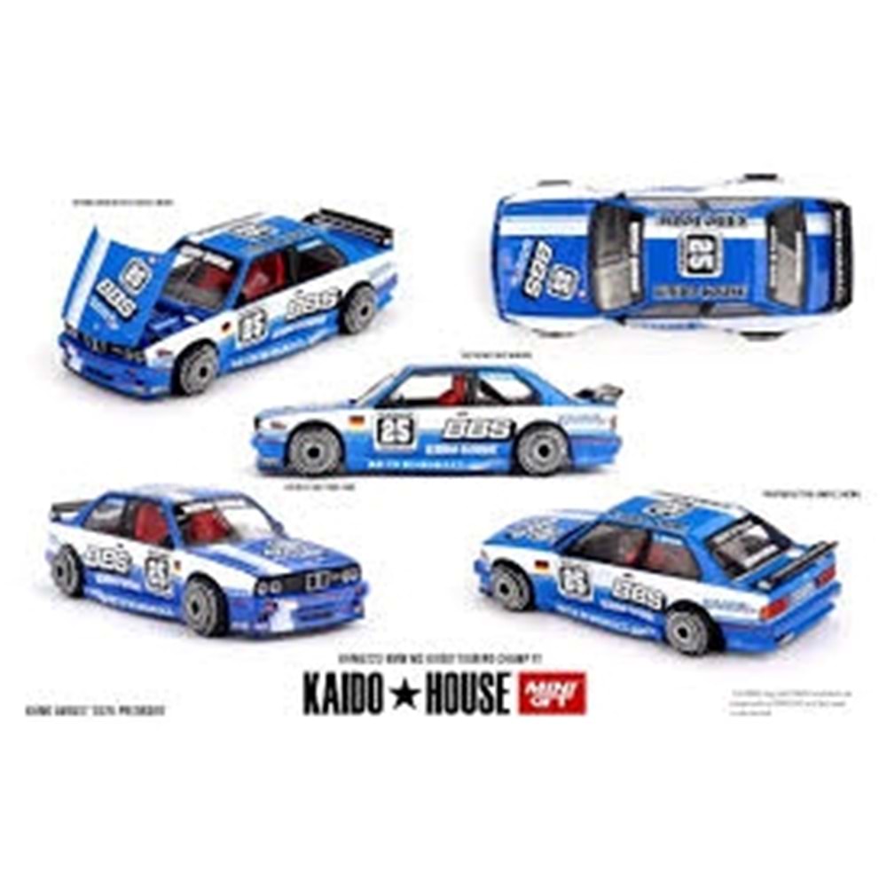 Mini GT 1/64 BMW M3 Kaido Touring Champ V1