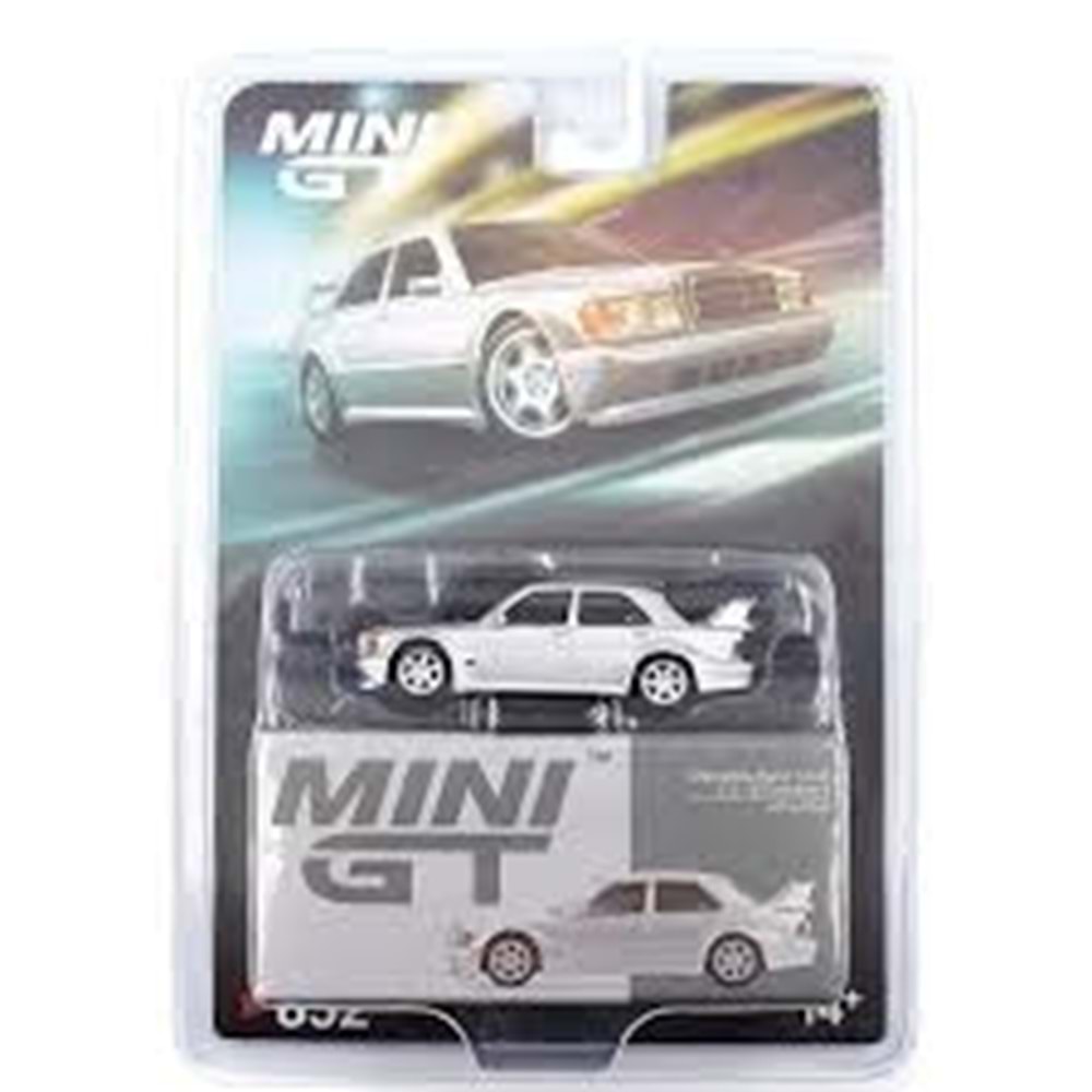 Mini GT 1/64 Mercedes Benz 190E Evolution Astra Silver