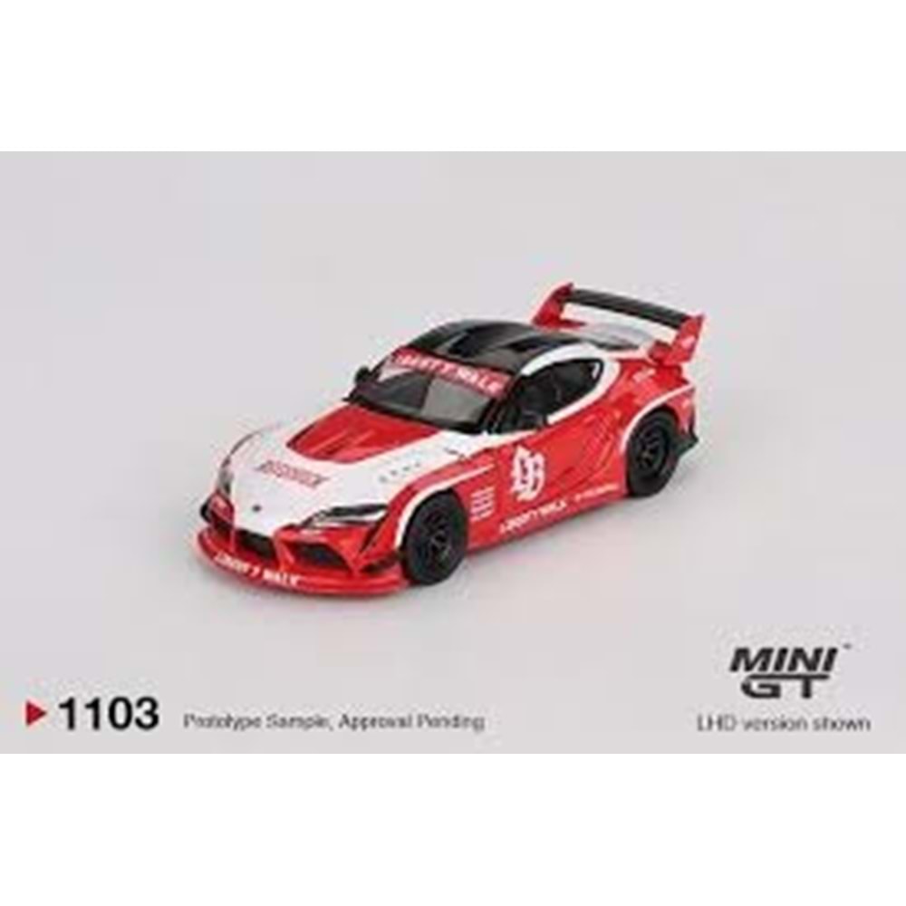 Mini GT 1/64 LB Works Toyota GR Supra Red White