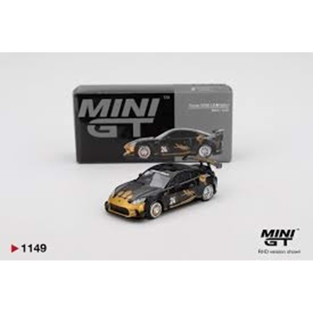 Mini GT 1/64 Toyota GR86 LB Nation Black Gold