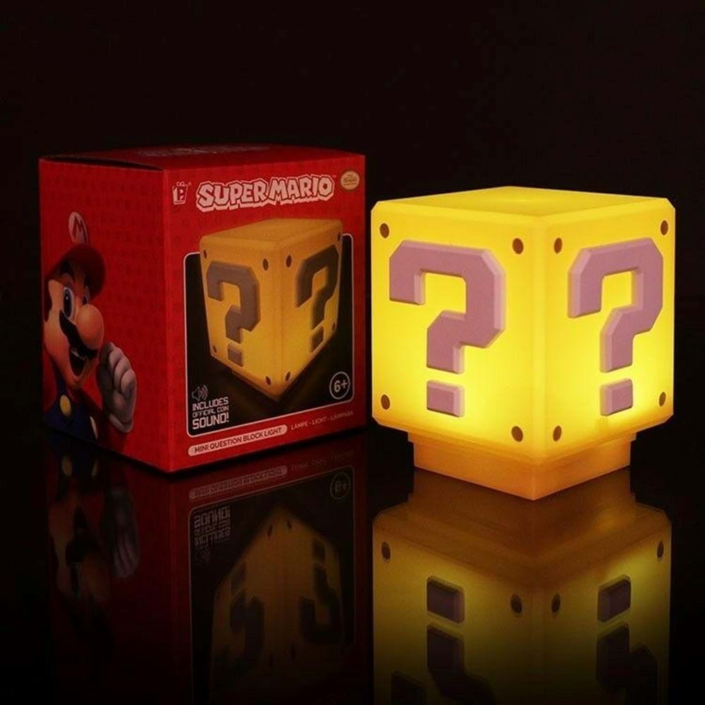 Paladone Super Mario Mini Question Block Lamba