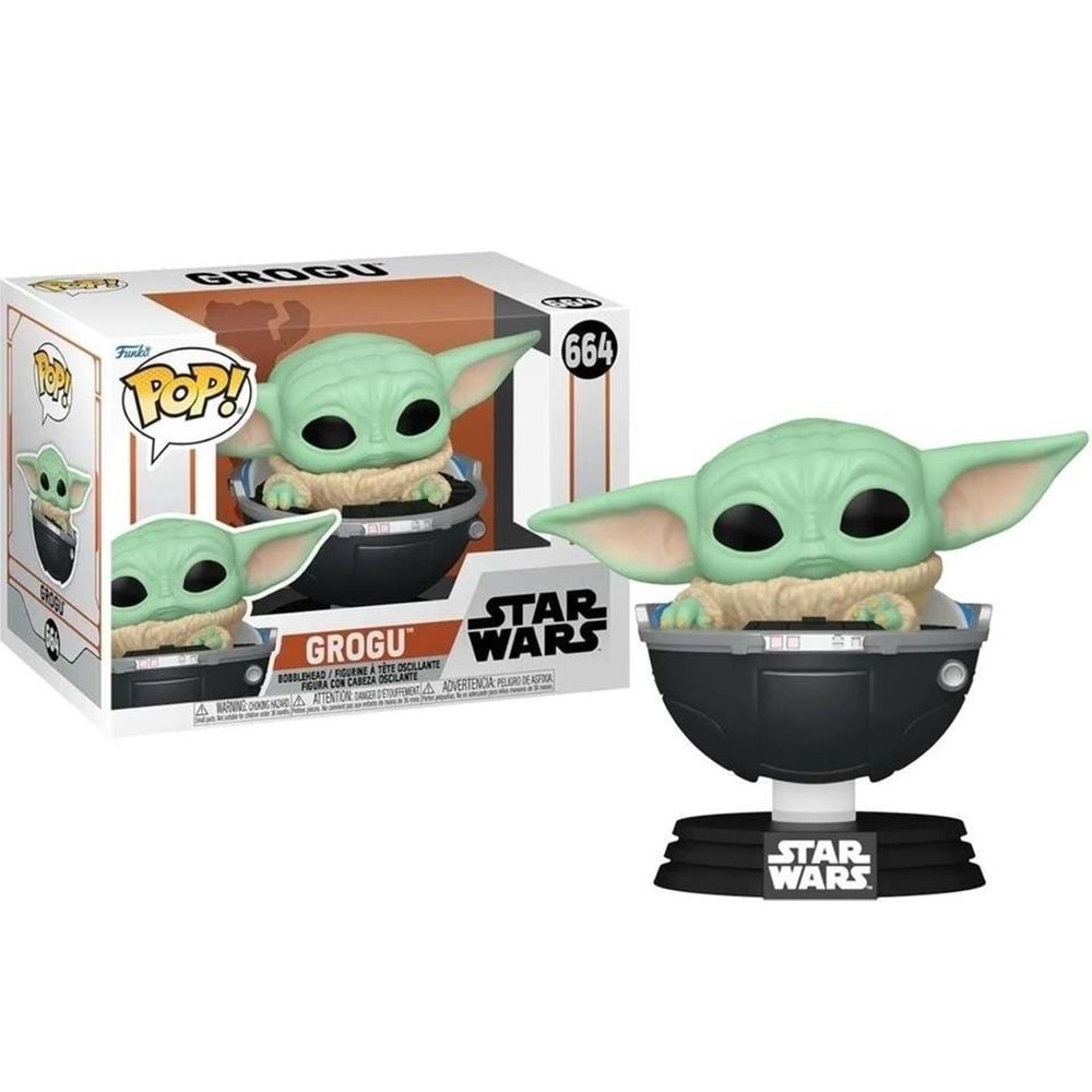 Funko POP Star Wars: Mandalorian – Grogu w/Prama