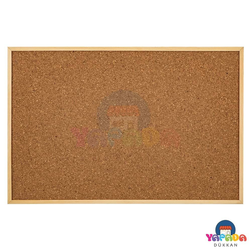 Interpano INT-512 60 × 90 cm Ahşap Çerçeveli Mantar Pano