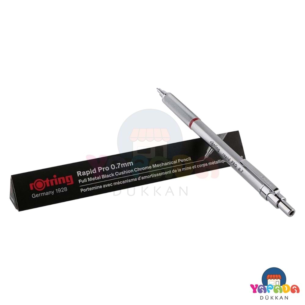 Rotring Rapid Pro 1904256 0.7 mm Krom Versatil Kalem